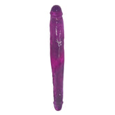 Lollicock Sweet Slim Stick Double Dildo - Purple BULK